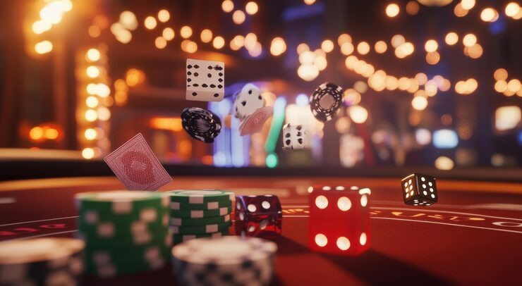 Live dealer studio display for blackjack roulette and baccarat on mbak4d1